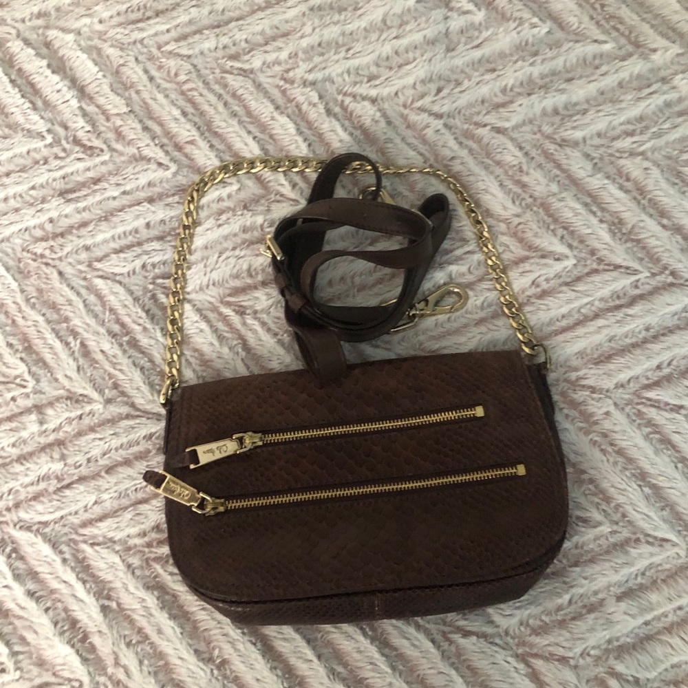 Brown leather mini bag-Cole Haan